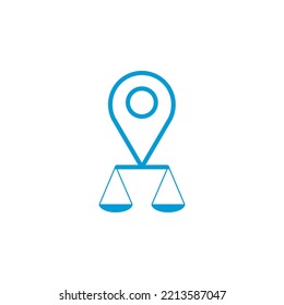 The monogram is the pin location law. Elegant and outline.