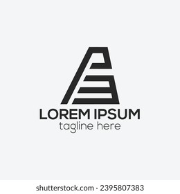 Monogram PM, MP letter logo design concept isolated vector template illustration for business and company
