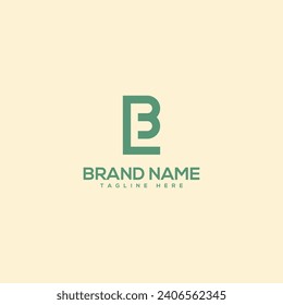 Monogram professional unique letter BL LB logo design template. Initials Business logo.