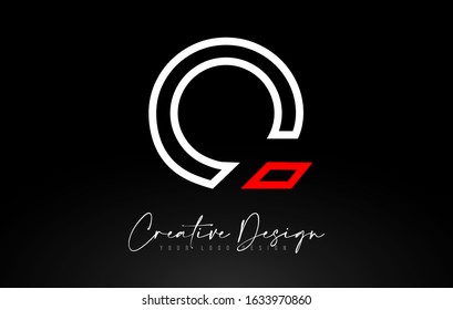 Monogram Q Letter Logo design with Creative Lines Icon Design Vector Illustration. 
