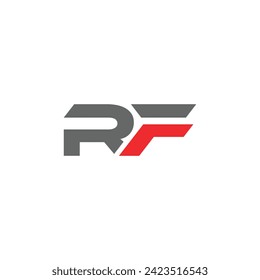 Monogram RF Letter Logo Design. Usable for Business Logo. Logo Element