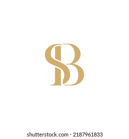 monogram SB luxury modern simple