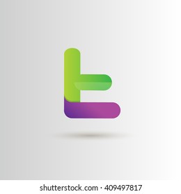 MONOGRAM t MODERN VECTOR / LOGO