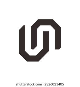 MONOGRAM TILE LOGO IN THE FORM OF THE LETTERS "U” AND “N”