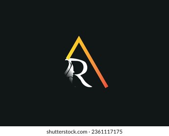 monogram vector concept a letter logo