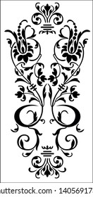 monogram vector decorative ornament illustration