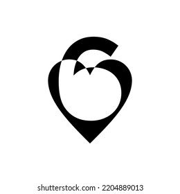 monogram vector logo for business and more