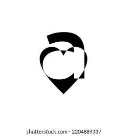 monogram vector logo for business and more