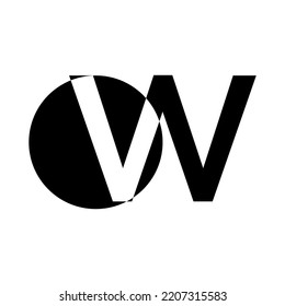 monogram vector logo for business and more