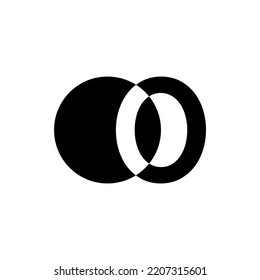 monogram vector logo for business and more