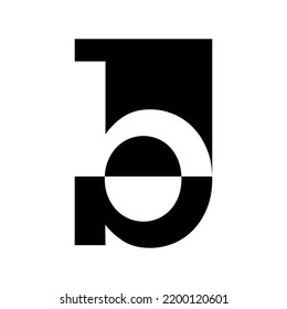 monogram vector logo for business and others
