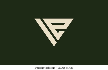Ie monogram vector logo design