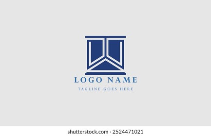 Plantillas de logotipo de letra W monograma
