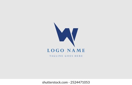 modelos de logotipo de letra W monograma
