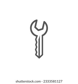 El monograma es la llave y la llave. Elegante y contundente.