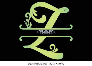 Monograma Z Latter Art Design