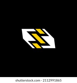 monogram z sm simple logo design