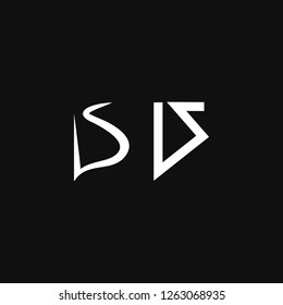 Monograms Initials Letter DS