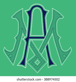 Monograms Ma. Vintage