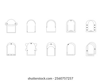 Monoline Arch Frame Element Set