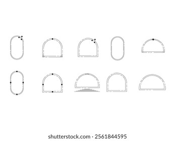 Monoline Arch Frame Element Set