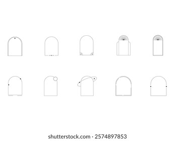 Monoline Arch Frame Element Set