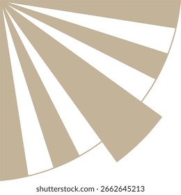 Monoline Art Deco Corner Design Element