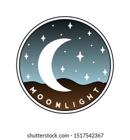 Monoline Badge Outdoor Logo Design