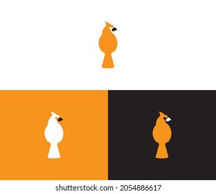 Monoline Bird Logo Design Vector