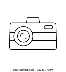 icono de la cámara en el fondo blanco 