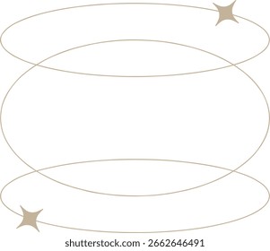 Quadro Oval Celestial Monolino Com Brilho