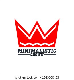 Monoline Crown icon, Creative crown logo icon, minimalis crown symbol icon