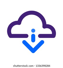 monoline download icon