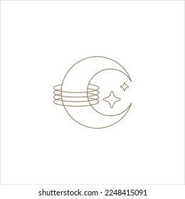 Monoline Element Design Vector Art