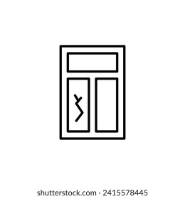 Monoline Icon. Perfect for design, infographics, web sites, apps. 
