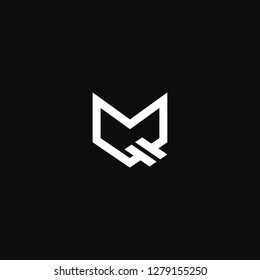 Monoline Letter Q and M
