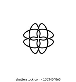monoline / logo 
abstract flower design inspiration Vector illustration EPS 10