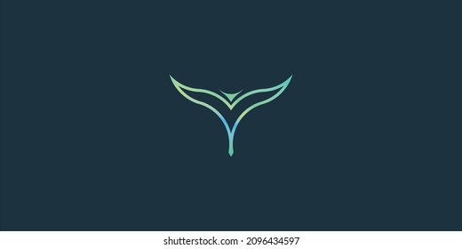monoline logo concept for any bussines