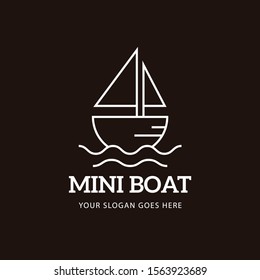 Monoline Logo Template Minimalist Style For Brand and Company