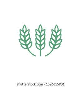 Monoline and Minimalist wheat logo designs inspirations.