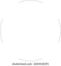 Monoline minimalistischer geometrischer Kreisrahmen
