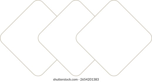 Elemento de design geométrico minimalista monocromático
