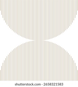 Monoline Minimalistic Geometric Lines Shapes Composition