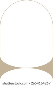 Quadro de Arco Moderno Minimalista Monoline 