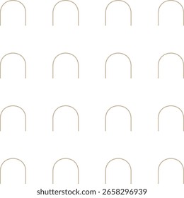 Elemento de design de padrão repetido minimalista monoline