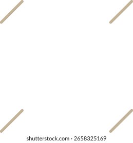 Monoline minimalistisches Design-Element mit wiederholtem Muster
