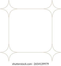 Monoline Minimalistisches Funkeldesign
