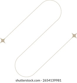 Monoline Minimalistisches Funkeldesign