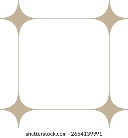 Monoline Minimalistisches Funkeldesign