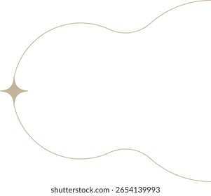 Monoline Minimalistisches Funkeldesign